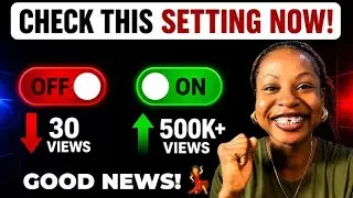 GoodNews!😃 YouTube Will Recommend Your Videos With This Setting!!!