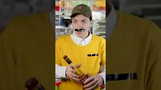 Слепой просит милостыню!