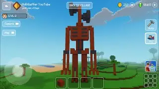 Block Craft 3D: Building Simulator Games For Free Gameplay#1054 (iOS & Android) | Siren Head Statue