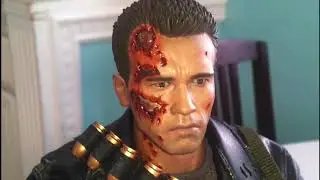 T-800 Hot Toys Action Figure (Terminator 2) REVIEW.