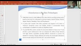 1  Technologies for handling Big Data