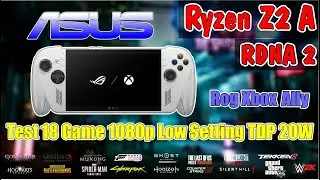 ASUS ROG Xbox Ally - 18 Game Test at 1080p Resolution | 20W TDP