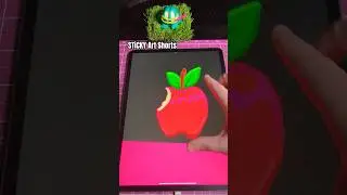 Zooming to all the  Apple  🍎 Drawings in infinity Zoom Art  #art #drawing #fypシ #stickyart