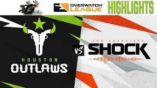 Houston Outlaws vs San Francisco Shock | Opening Weekend Day 3 -West- The Gauntlet OWL S4 Highlights