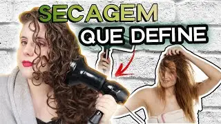 SEU CABELO NÃO DEFINE, VOCÊ PODE ESTAR SECANDO ERRADO O SEU CABELO