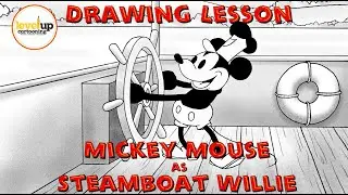 Mickey Mouse  |  Steamboat Willie  |  Drawing Lesson