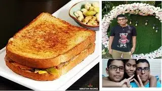 Crispy & Cheesy Veg Sandwich made by my BROTHER | *Aisa Sandwich aapne kabhi nahi khaya hoga😋*