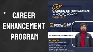 Career Enhancement Program With Bhupendra Sir | Online & Offline Mode