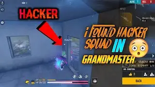 I found hacker Squad 😱 in grandmaster lobby #viral #hacker #freefire #grandmaster #viralvideo