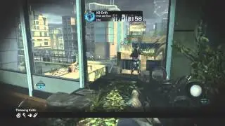 COD GHOSTS: INSANE THROWING KNIFE TRICKSHOT
