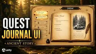 Unity RPG Quest Journal UI Update | Ancient Story Devlog