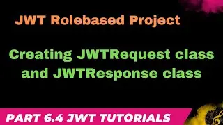 Jwt Rolebased project part 6.4//creating model classes // Easy Learning Channel