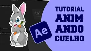 Animação com 2 layer simulando um coelho