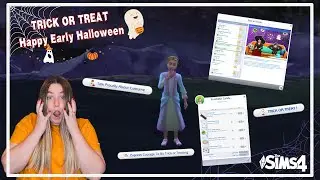 Bring Halloween to Life in Sims 4! | Trick or Treat Mod Review 🎃