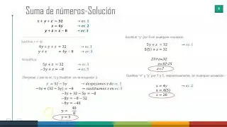 Resolución de problemas con ecuaciones con 3 variables. Sistemas de ecuaciones 3x3.
