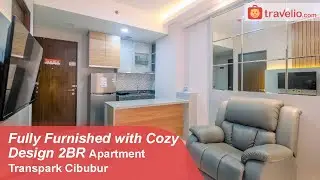 Room Tour Fully Furnished with Cozy Design 2BR Apartment Transpark Cibubur