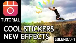collage maker app | quickly add Stickers and new filters tutorial