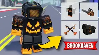 How to Become SKIBIDI CAMERAMAN in Brookhaven 🎃 Halloween Edition 👻