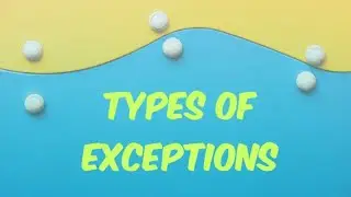 ORACLE Exception || Types of Exception handling in detail