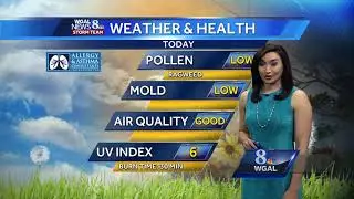 Christine Ferreira has the weekend forecast