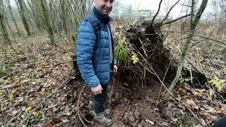 Корчуем деревья Уралом Некст в деревне Липуниха.