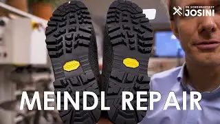 Meindl walking boots complete repair! Vibram Foura soles