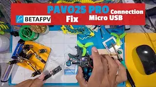 How to fix a broken micro usb connection, broken usb connection on flight controller, Breakout board