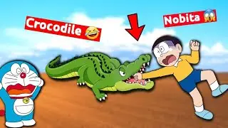 Nobita In Dangerous Zoo 😂 || Funny Game