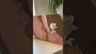 Холст и штукатурка ( объемная картина )