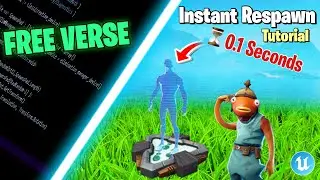 [2025]✅ HOW TO CREATE THE BEST INSTANT RESPAWN FOR EVERY MAP IN FORTNITE CREATIVE/UEFN 🚀