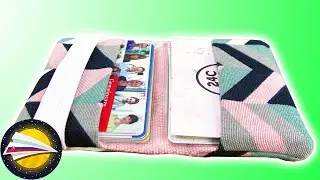 Ako ušiť puzdro na karty | Ako ušiť peňaženku na karty | Šitie pre začiatočníkov | DIY šitie