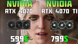 RTX 4070 vs RTX 4070 Ti - 10 Games Test