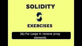 27- For Loops 4: remove element from array