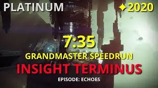 Insight Terminus - Grandmaster Speedrun Platinum (7:35) | Destiny 2 (PS5)