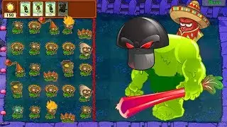 Team ZomPlant vs Gargantuar Fight! Mod in Plants vs Zombies Mod ZomPlant vs Mod ZomBotany Gameplay