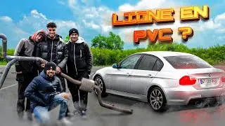 UNE LIGNE D'ÉCHAPPEMENT EN PVC ? (ça prends feu)