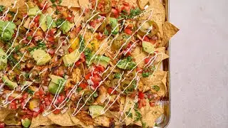 These Cheesy Chicken Nachos Have a Chili-Lime Twist