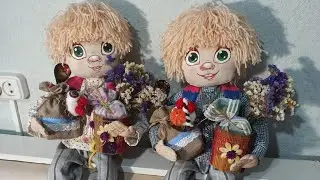 Изготовление куклы- домовушка на проволочном каркасе. Краткий обзор.