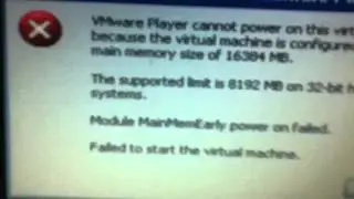 Virtual machine doesn't want to power on!