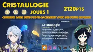 GENSHIN IMPACT CRISTAULOGIE  TUTTO AVOIR 2000 POINTS 100% facile sans vous casser la tète FR HD 1080
