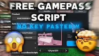 FREE GAMEPASS SCRIPT PASTEBIN FREE