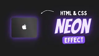 Neon Effect HTML CSS3 Card || Glowing Card in HTML CSS