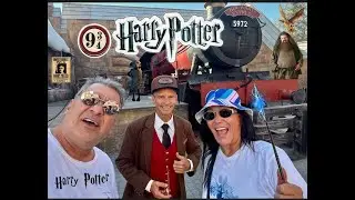 Wizarding World of Harry Potter | Exploring Hogsmeade , and  POV Hagrid’s Motor Bike Ride