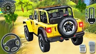 Offroad Jeep Driving Simulator - Luxury SUV 4x4 Prado Stunts - Android GamePlay