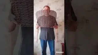 Кашпо из полиротанга на заказ #плетение #плетениеизротанга #кашпоизротанга