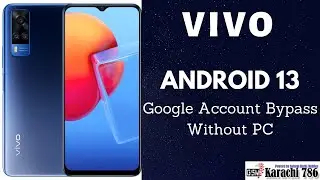 New Method VIVO Y51S Android 13 FRP Bypass Without PC