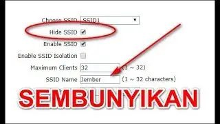 Cara Menyembunyikan SSID WiFi Indihome di Rumah