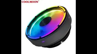 Coolmoon Glory ii Cpu Cooler Automatic Color Change Platform Air Cooling Fan