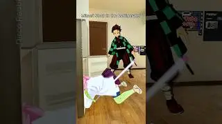 Mitsuri stuck in the Refrigerator 😂  @Scar_lip #anime #comedy #demonslayer #tanjiro #iguro #mitsuri