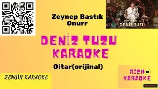 Deniz Tuzu Zeynep Bastık Gitar karaoke/Lyrics/Sözleri/cover(Tozluyaka)